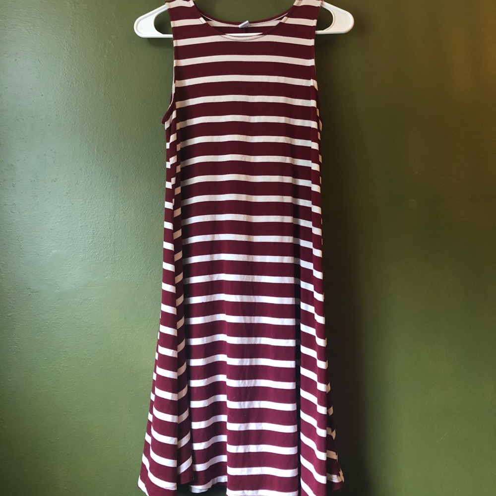 Striped swing dress
